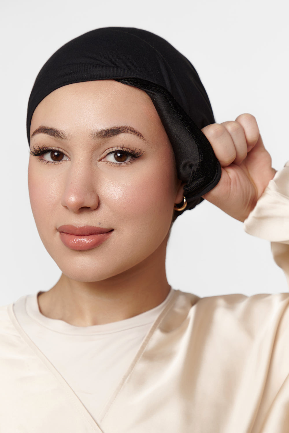 Bonnet doublé satin